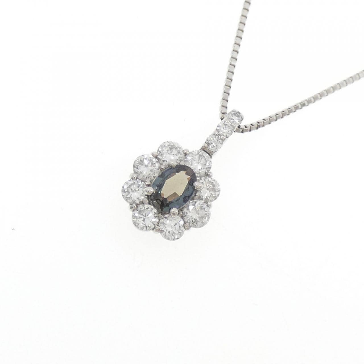 PT900/PT850 Alexandrite Necklace 0.22CT