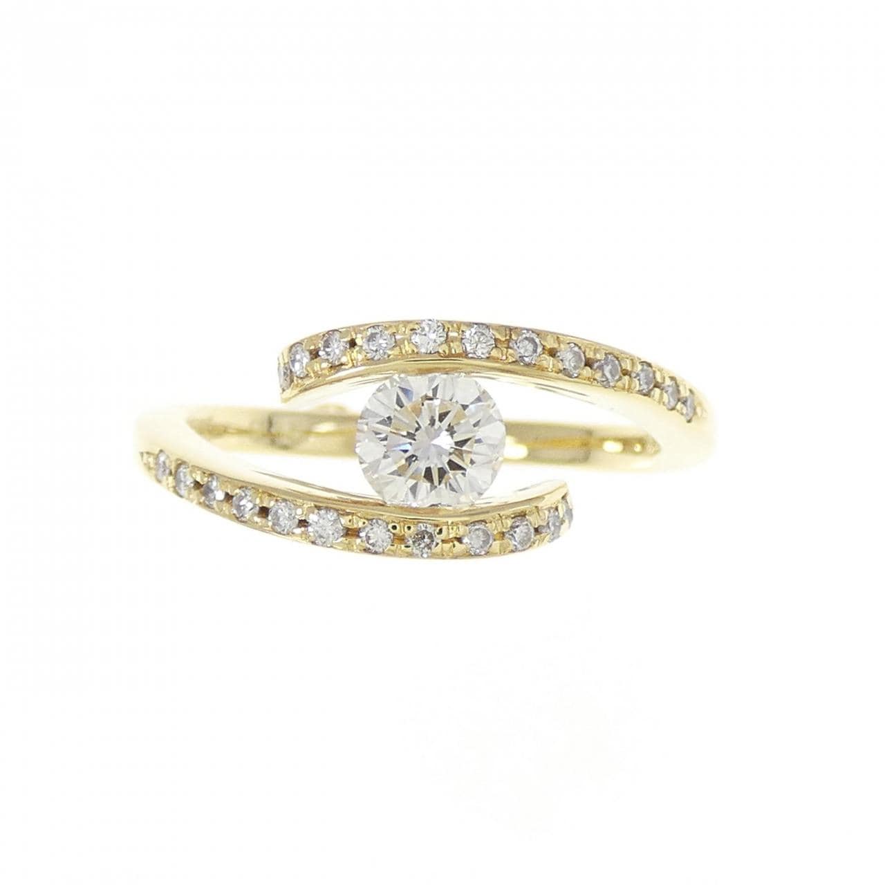K18YG ダイヤモンド リング 0.50CT
