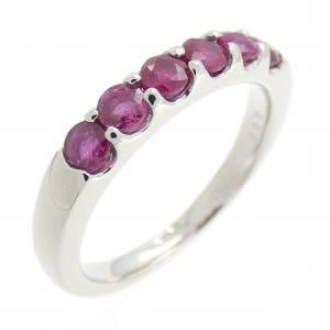 PT900 ルビー リング 0.68CT