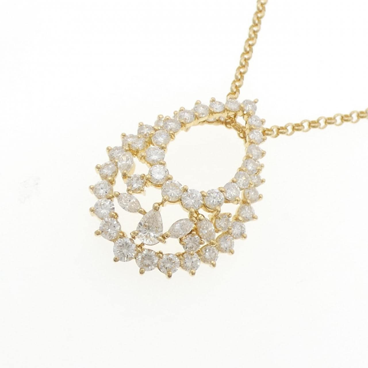 K18YG ダイヤモンド ネックレス 3.00CT