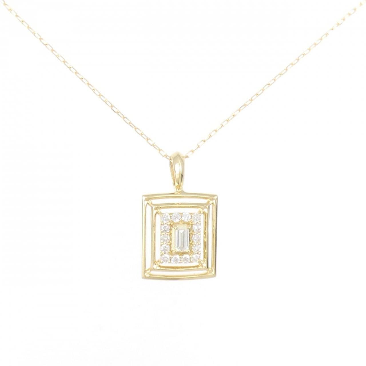 【新品】K18YG ダイヤモンド ネックレス 0.15CT