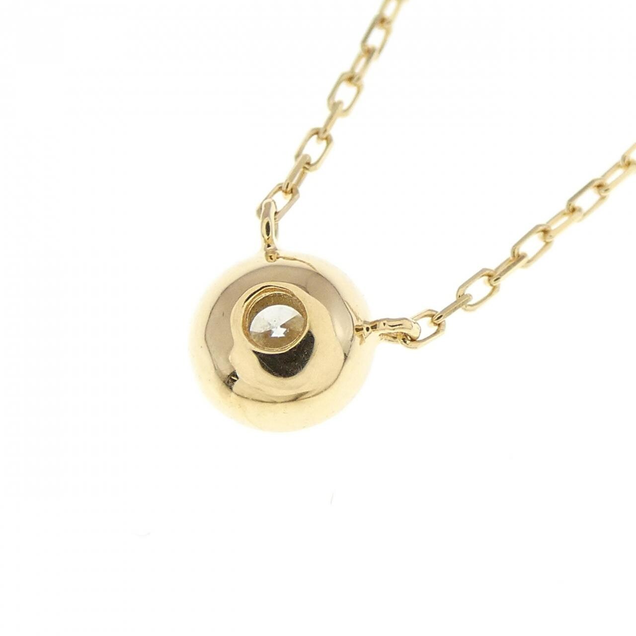 K18YG ダイヤモンド ネックレス 0.15CT