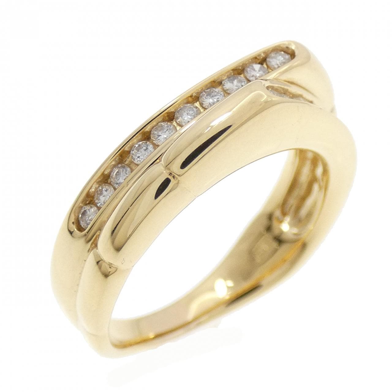 K18YG ダイヤモンド リング 0.22CT