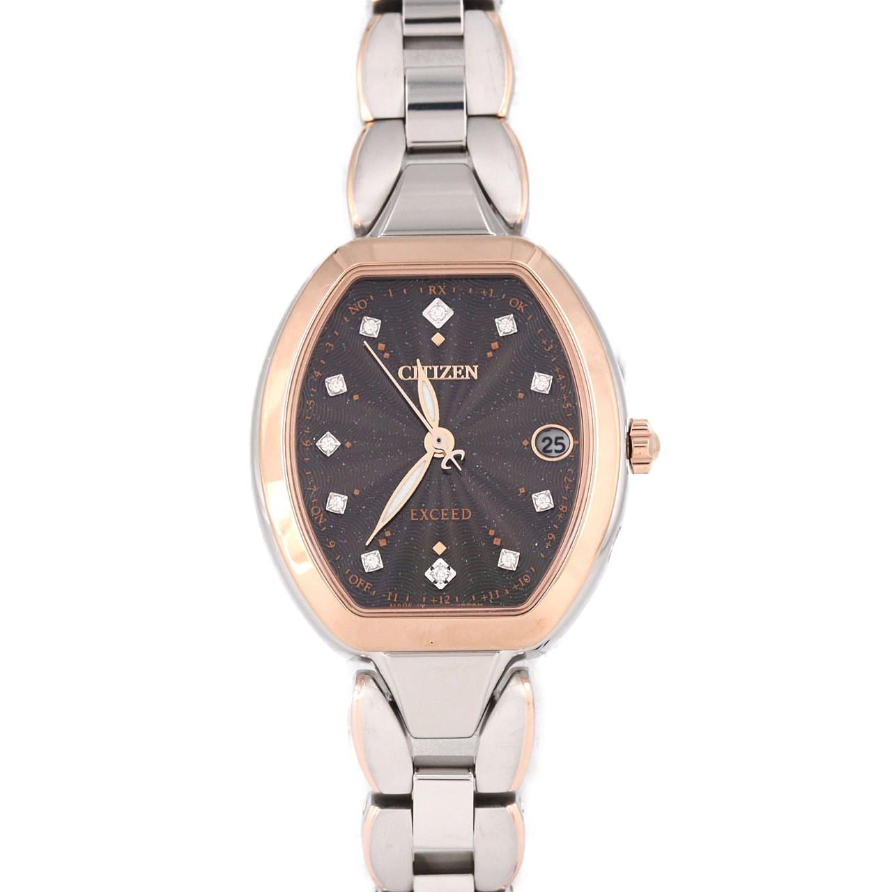 【新品】CITIZEN Exceed 电波表 11P H060-A5T7003/ES9485-52E TI 太阳能石英