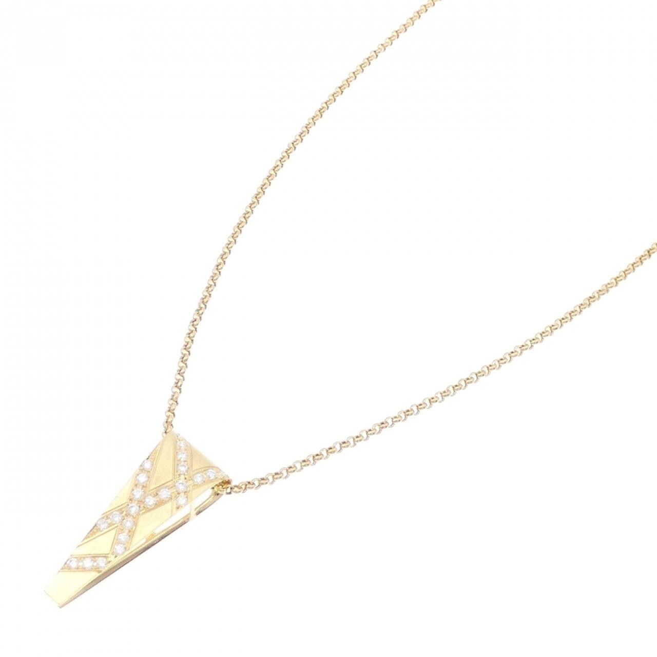 K18YG ダイヤモンド ネックレス 0.50CT