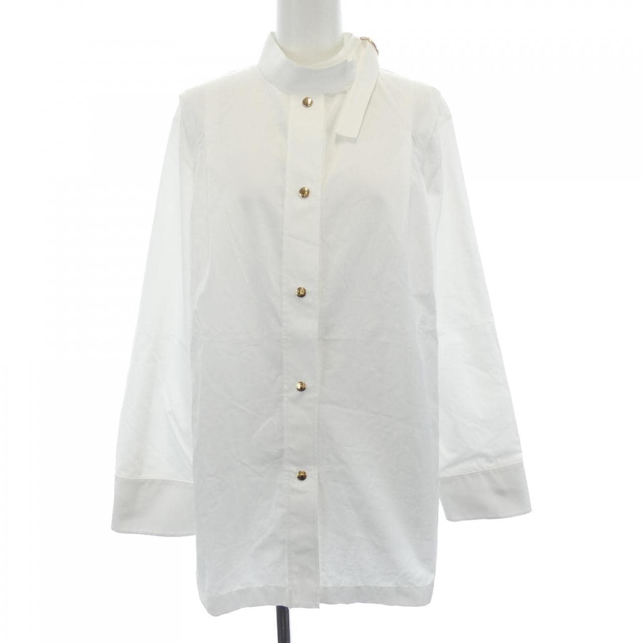 ルイヴィトン LOUIS VUITTON プリーツショルダーコットンポプリンシャツ FOTP97RK2 シャツ