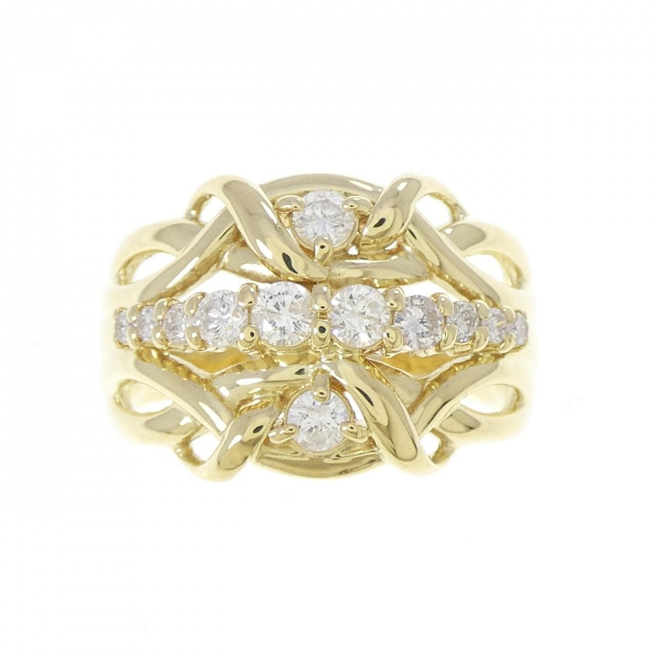 K18YG ダイヤモンド リング 0.50CT