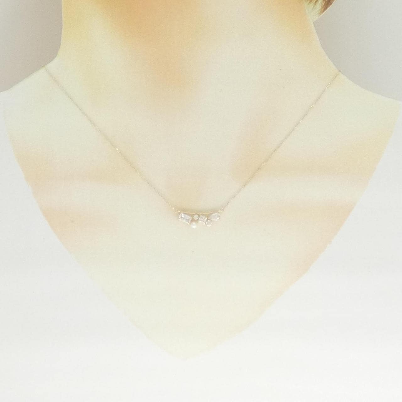 K10YG 淡水パール ネックレス