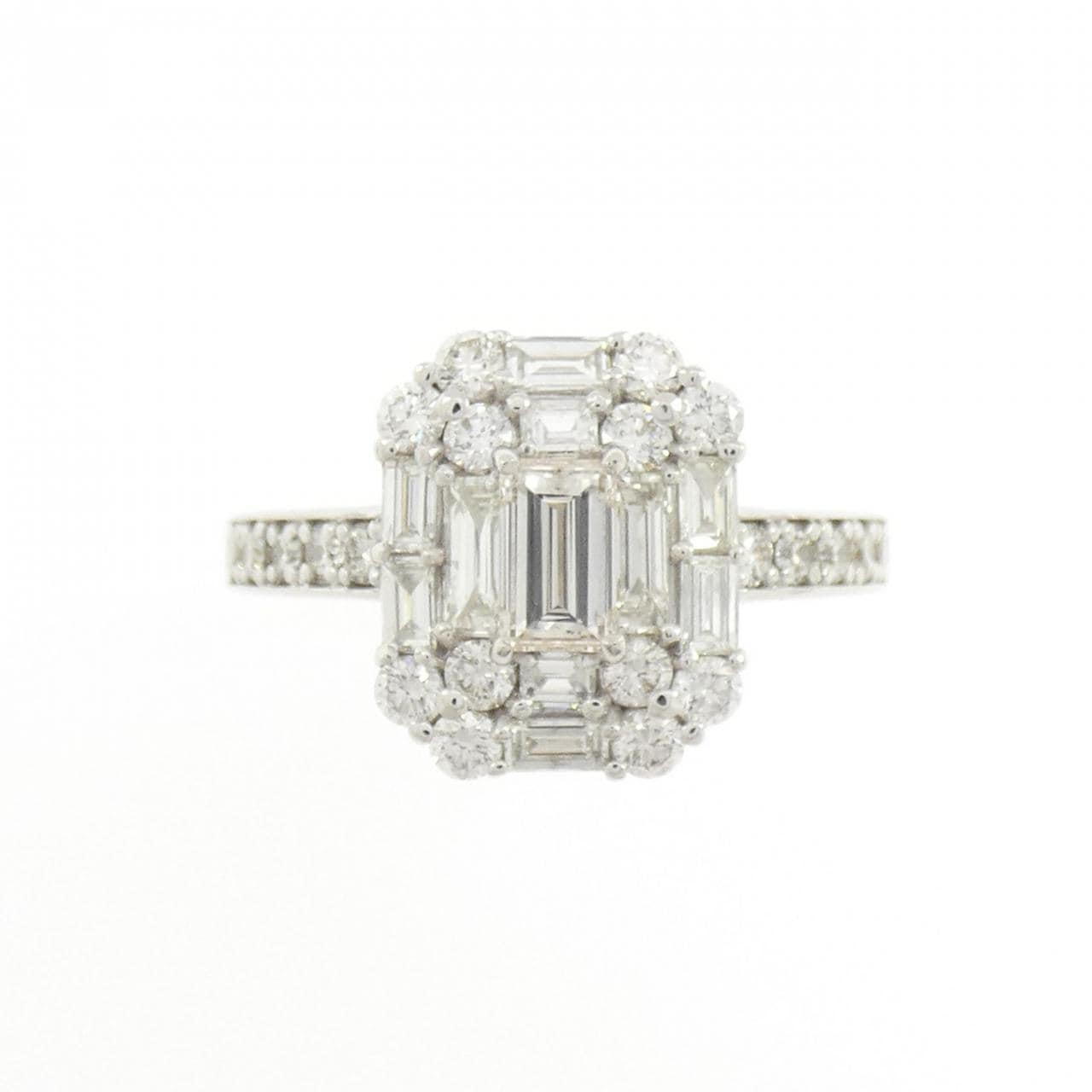 K18WG ダイヤモンド リング 0.28CT