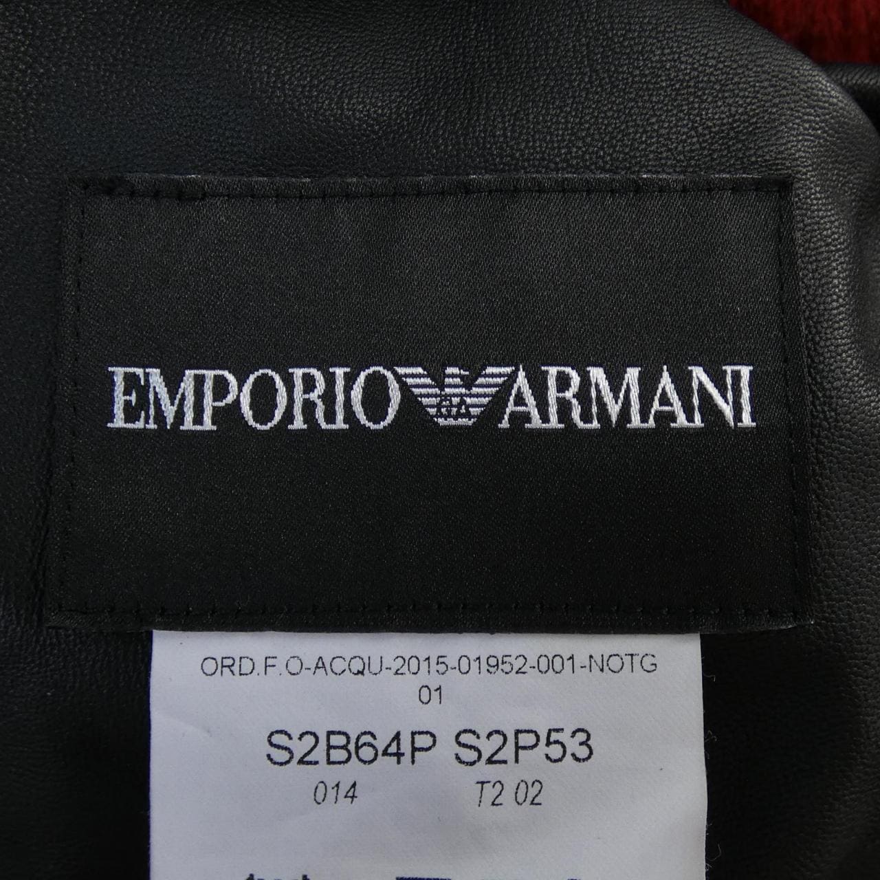 EMPORIO ARMANI EMPORIO ARMANI 皮革防夾克