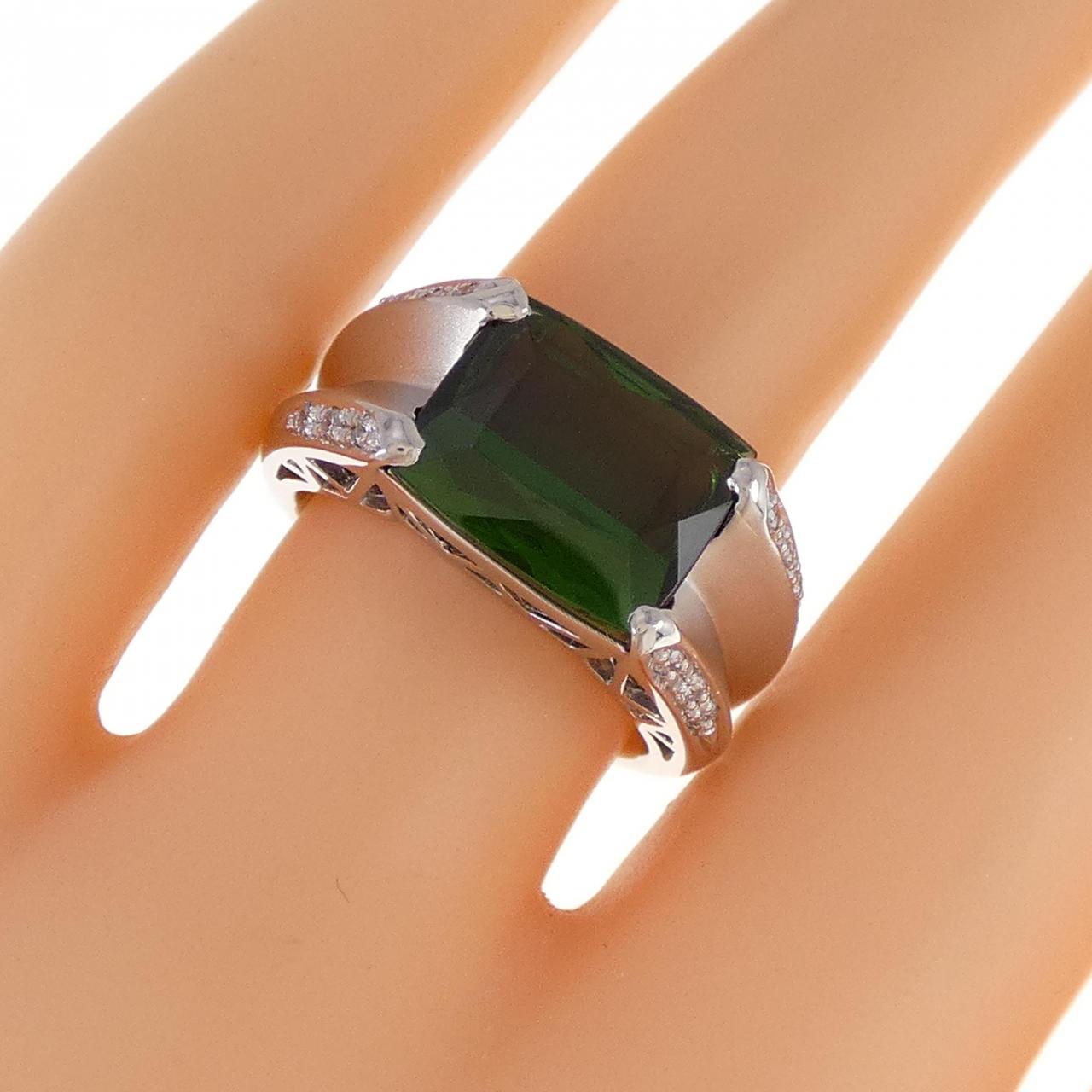 PT Tourmaline Ring 3.91CT