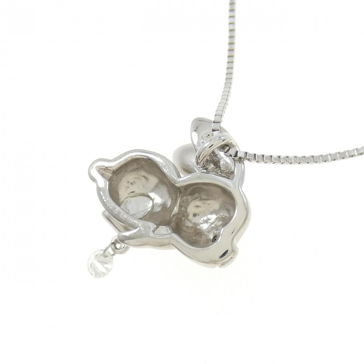 PT ラビット サファイヤ ネックレス 0.01CT