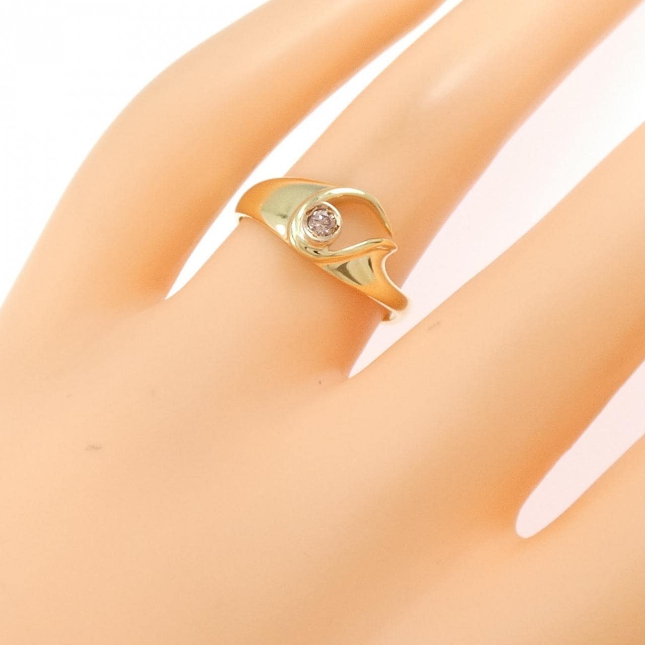 750YG/750PG ピンクダイヤモンド リング