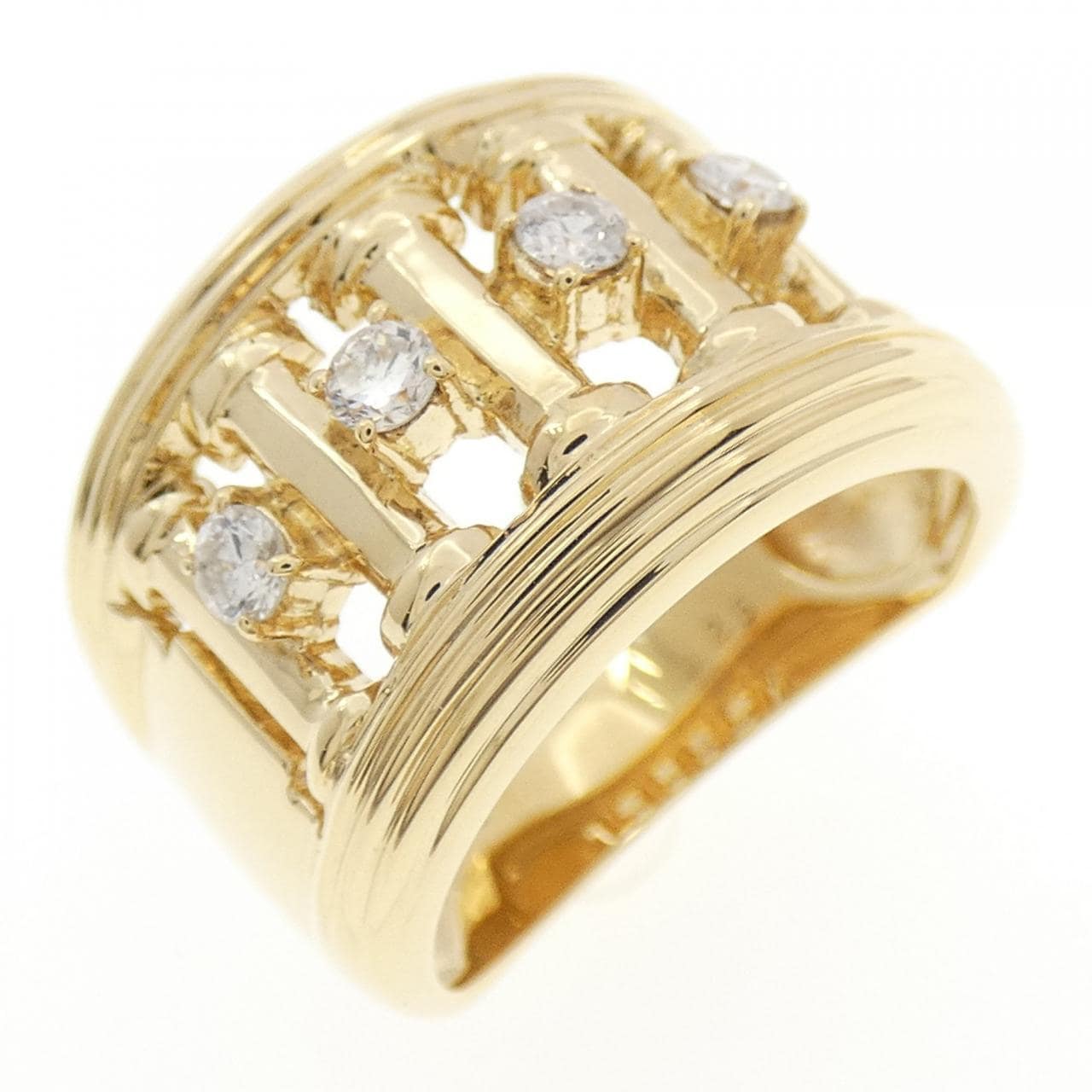 K18YG ダイヤモンド リング 0.25CT