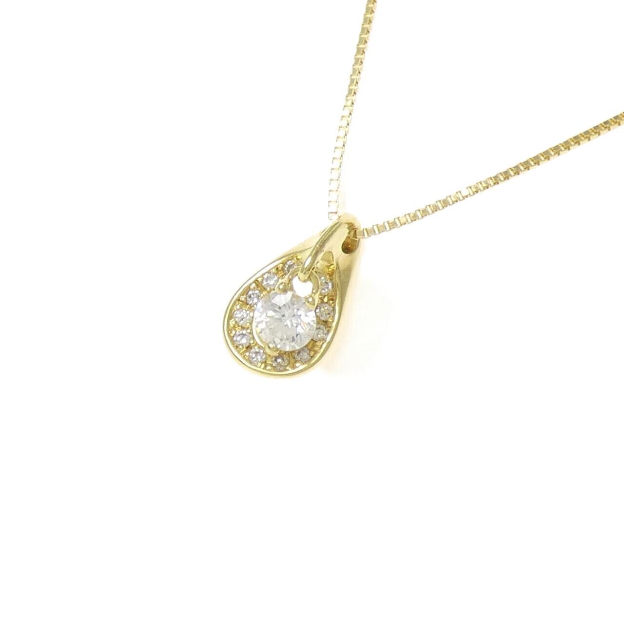 K18YG ダイヤモンド ネックレス 0.30CT