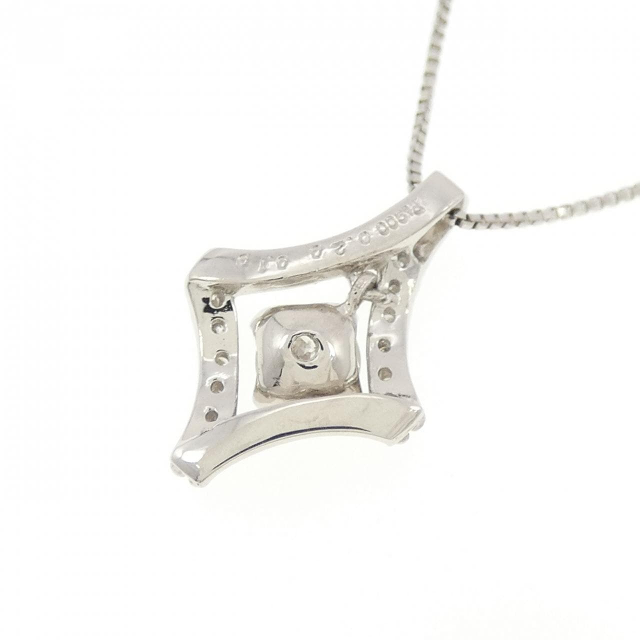 PT900/PT850 ダイヤモンド ネックレス 0.20CT