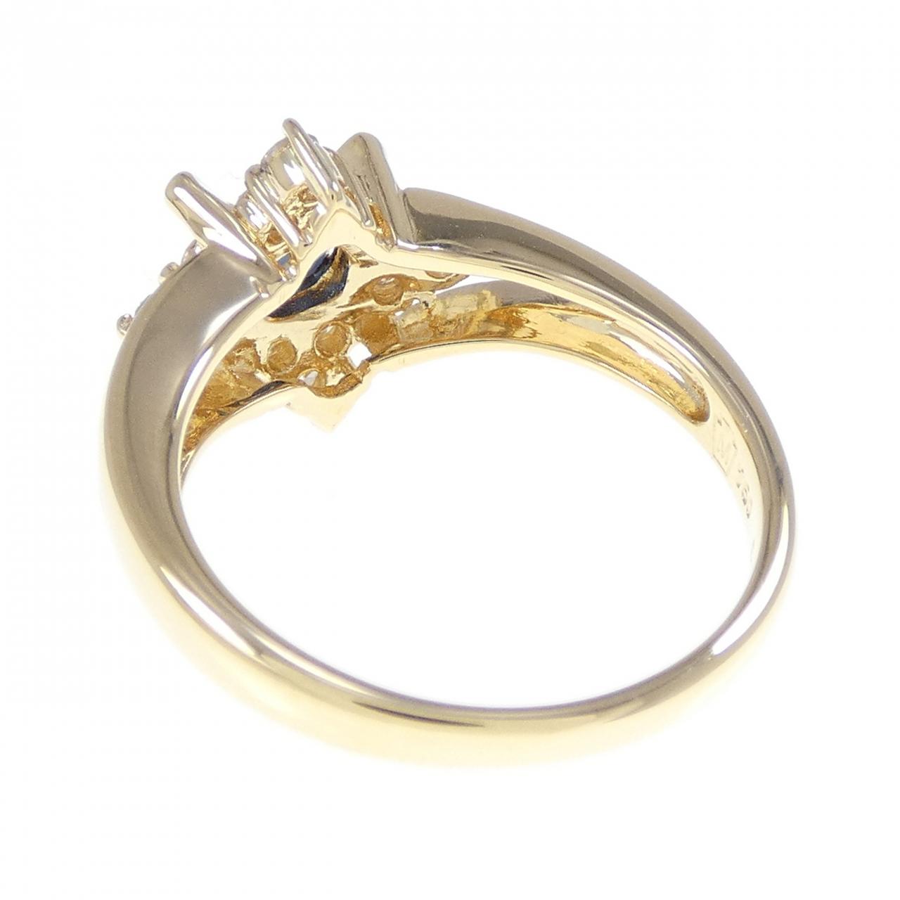 750YG蓝宝石戒指0.31CT