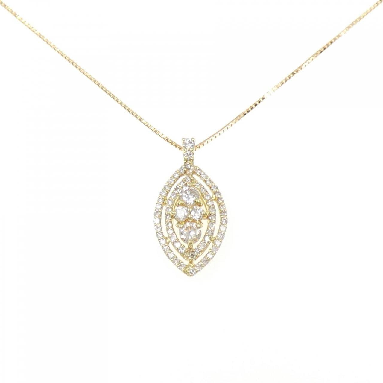K18YG ダイヤモンド ネックレス 0.60CT