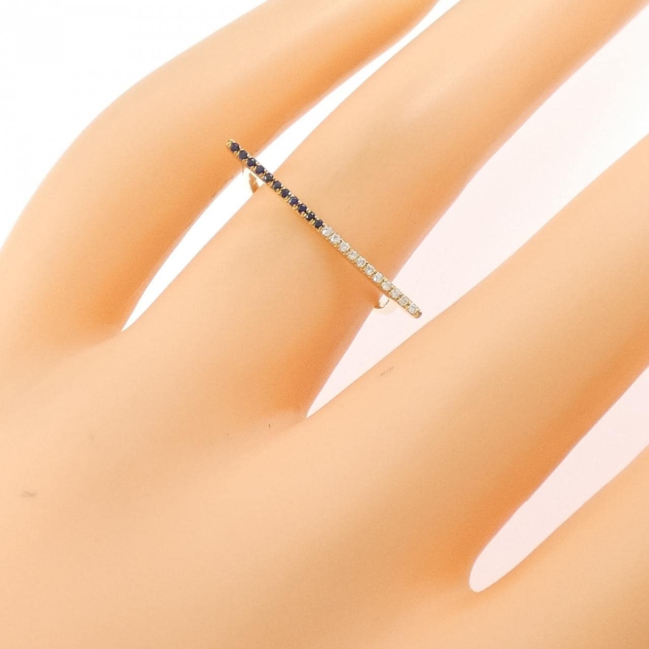 K18YG サファイヤ リング