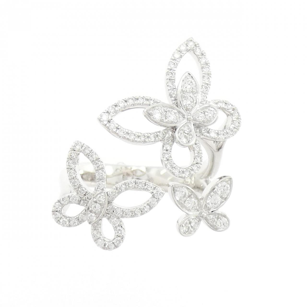 グラフ トリプル バタフライ シルエット リング