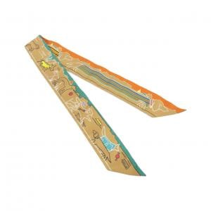 【未使用品】エルメス LES CHIENS PARISIENS ツイリー 064116S スカーフ