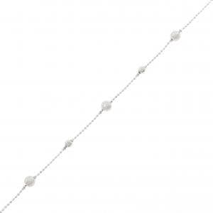 4゜C K18WG ブレスレット