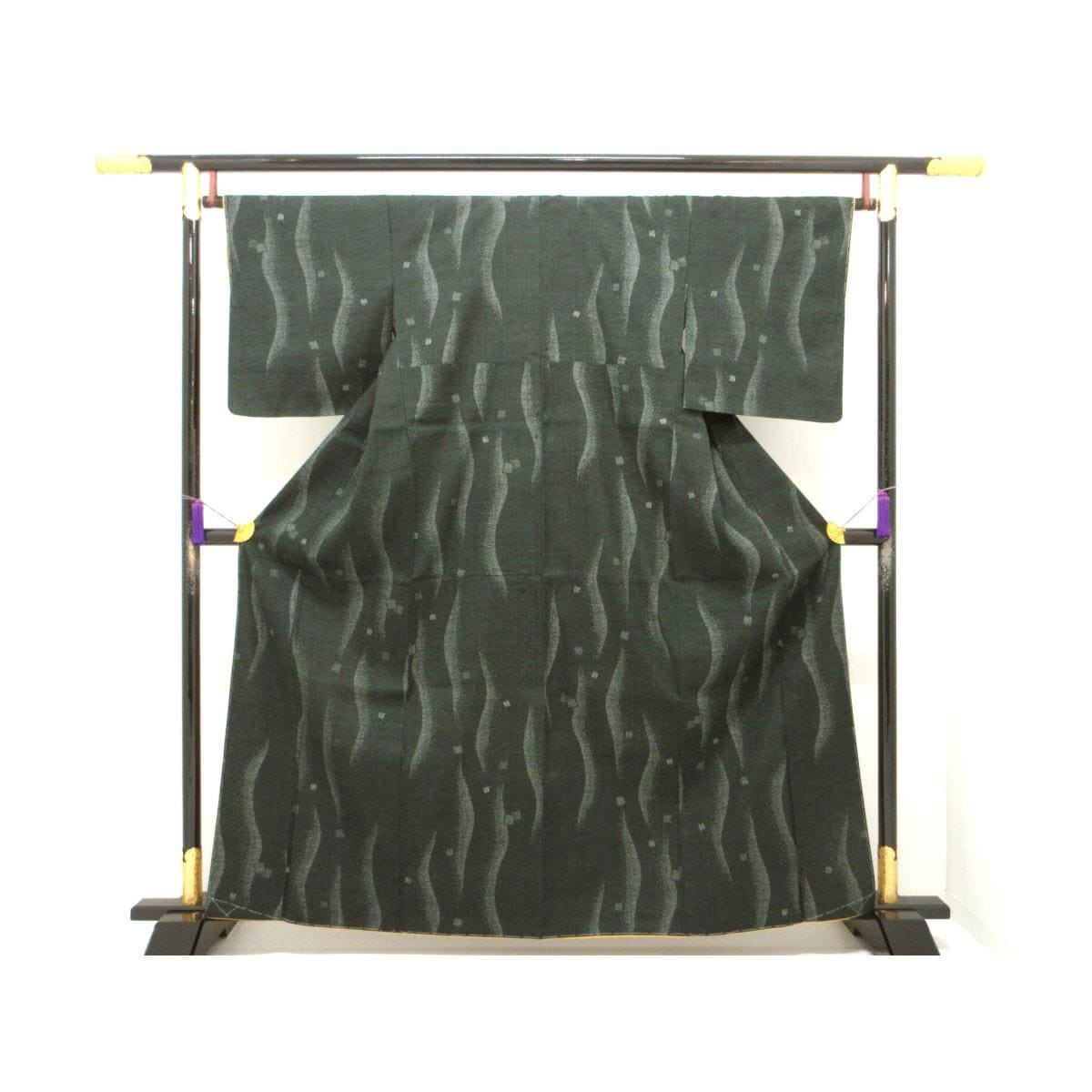 【未使用品】紬　証紙付【本場結城紬】