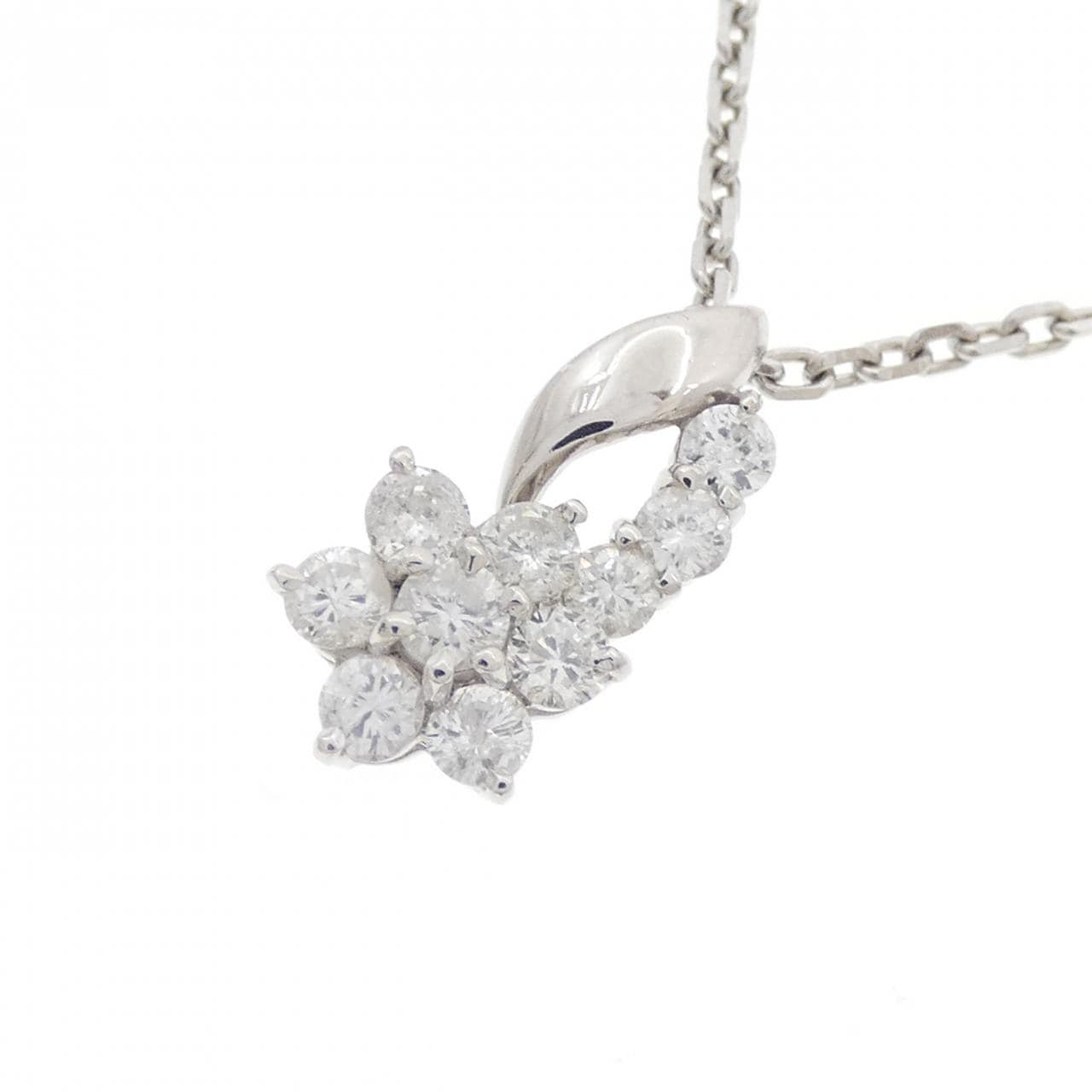 PT900/PT850 ダイヤモンド ネックレス 0.50CT
