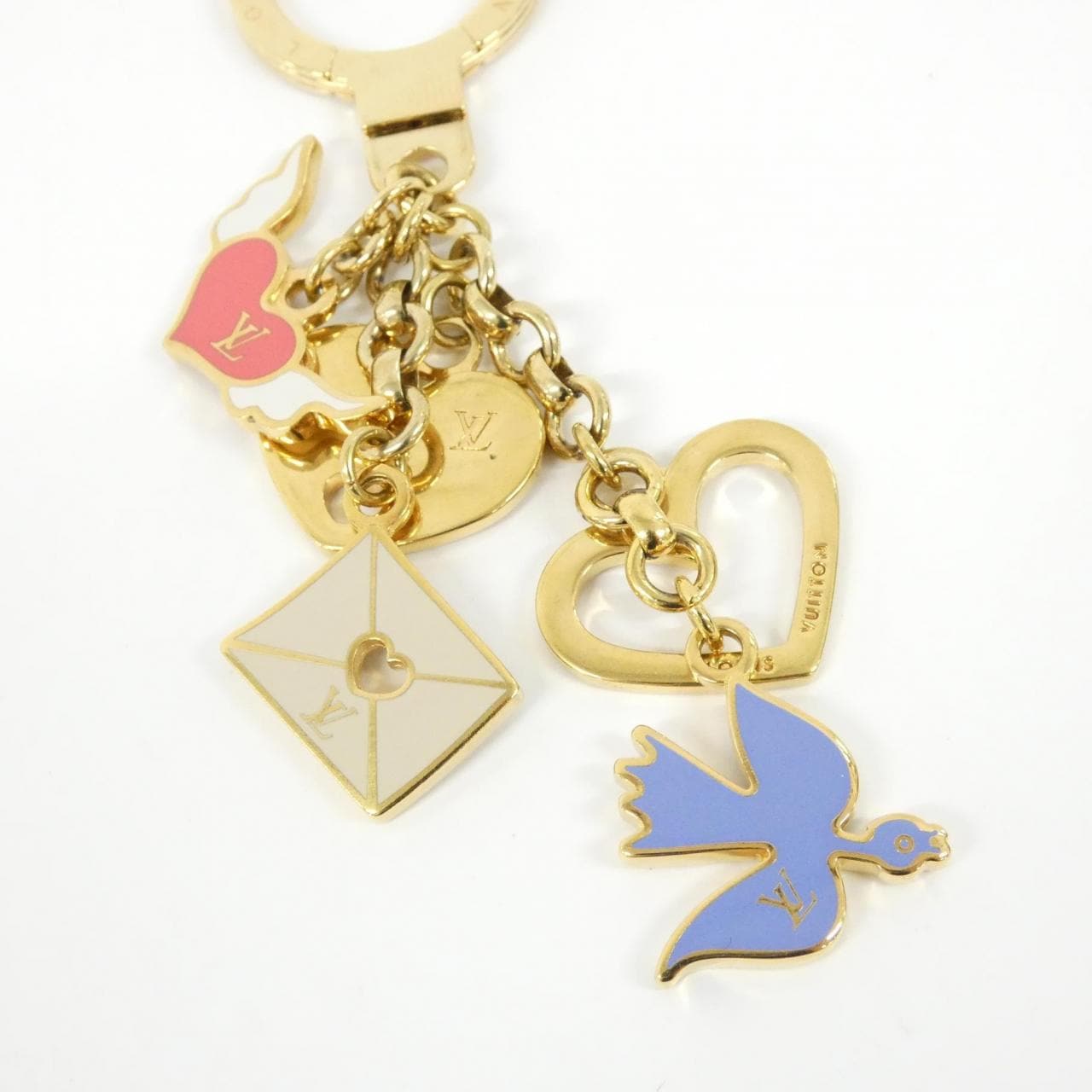 LOUIS VUITTON Porte Cle Messager M66264 Qeelin