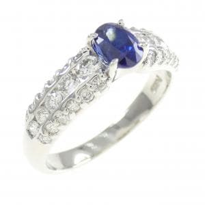 PT900 サファイヤ リング 0.56CT