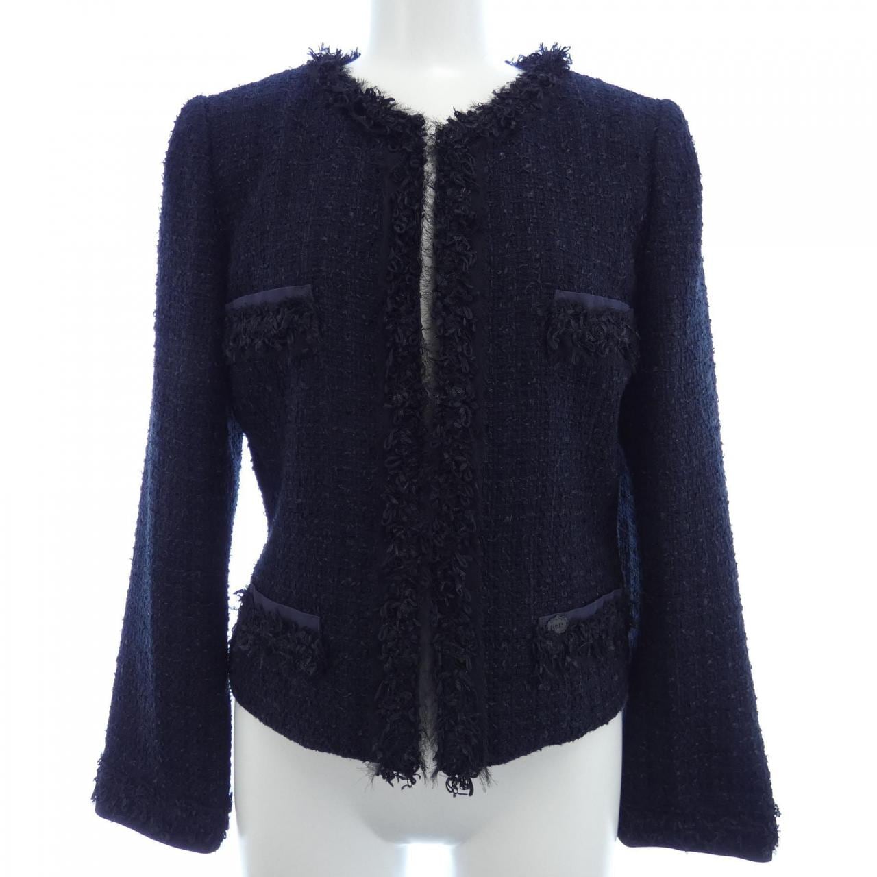 フォクシーブティック FOXEY BOUTIQUE ノーカラージャケット