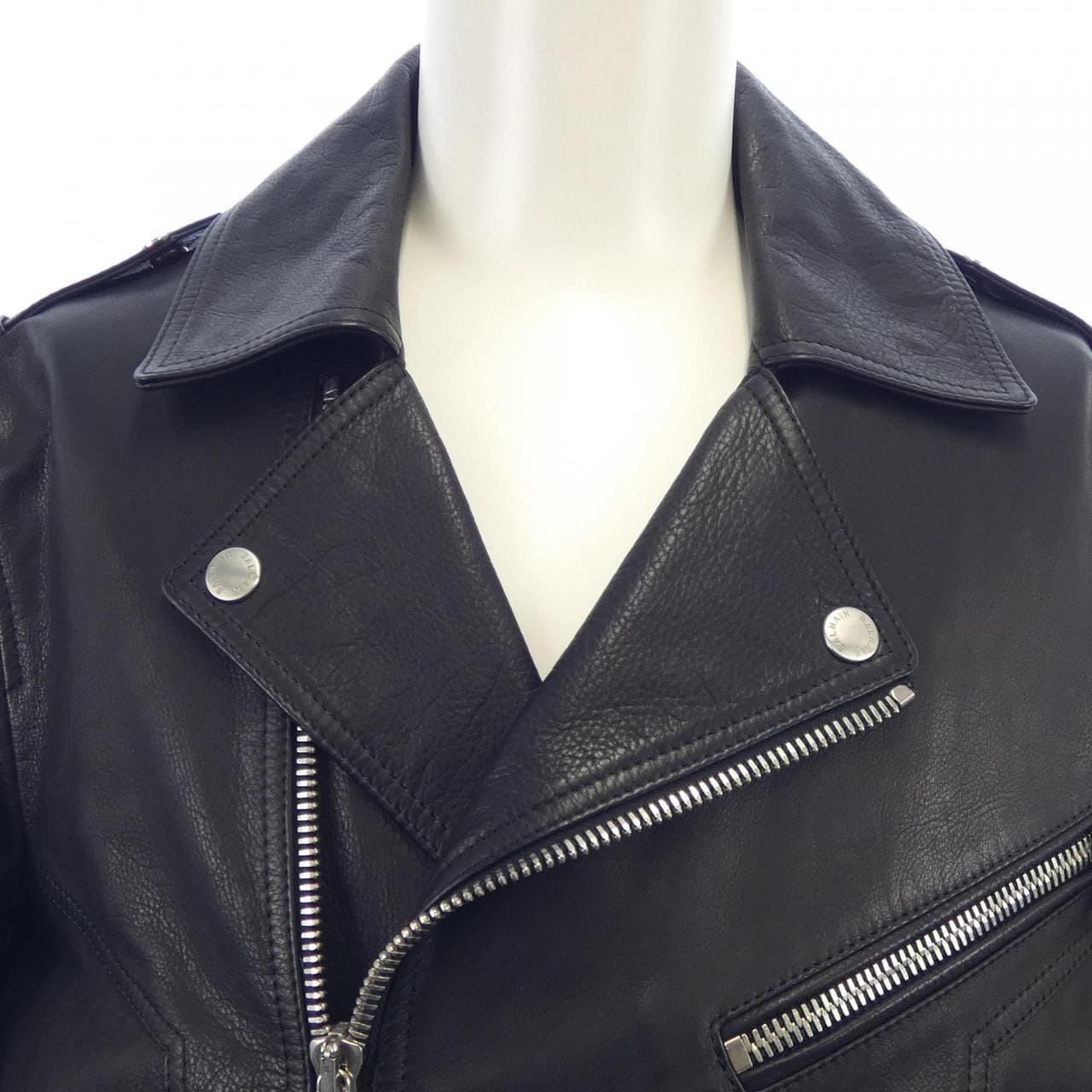 バルマン BALMAIN 8508L065 レザーライダースジャケット