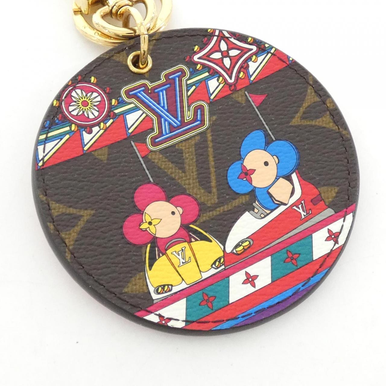 ルイヴィトン モノグラム(ヴィヴィエンヌ) ポルト クレ イリュストレ ヴィヴィエンヌ M69984 キーリング