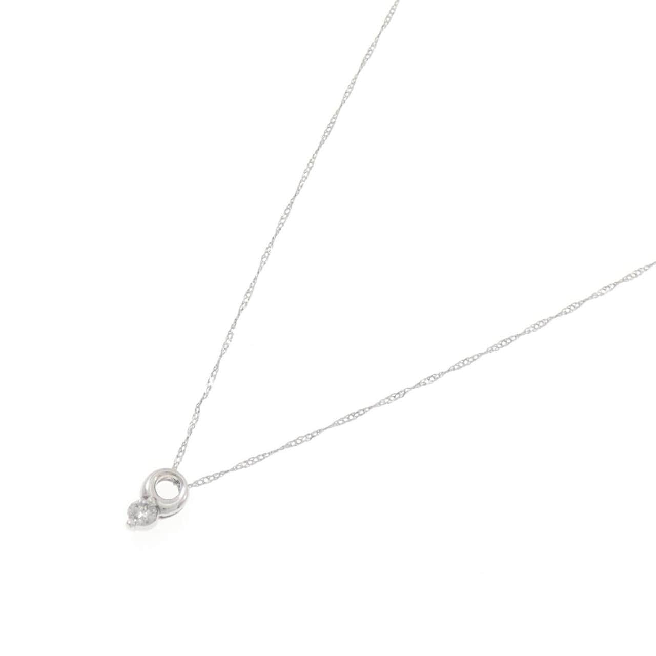 PT900/PT850 ダイヤモンド ネックレス 0.10CT