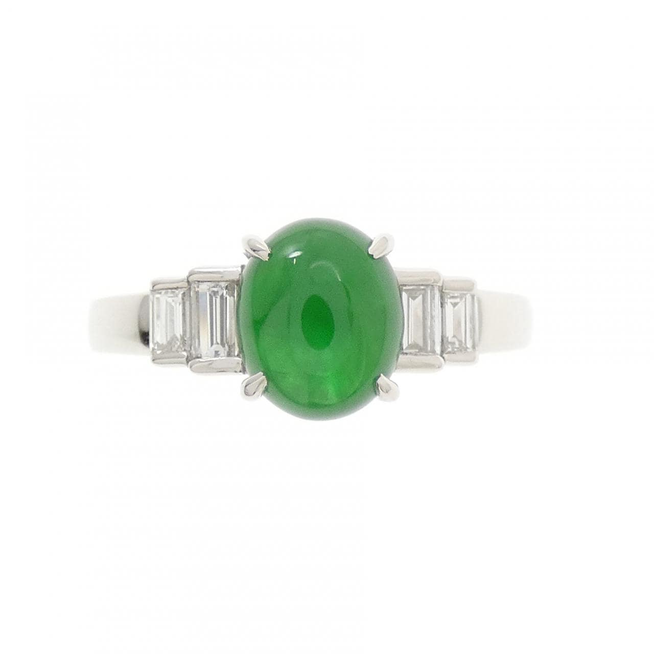 PT900 ヒスイ リング 1.48CT