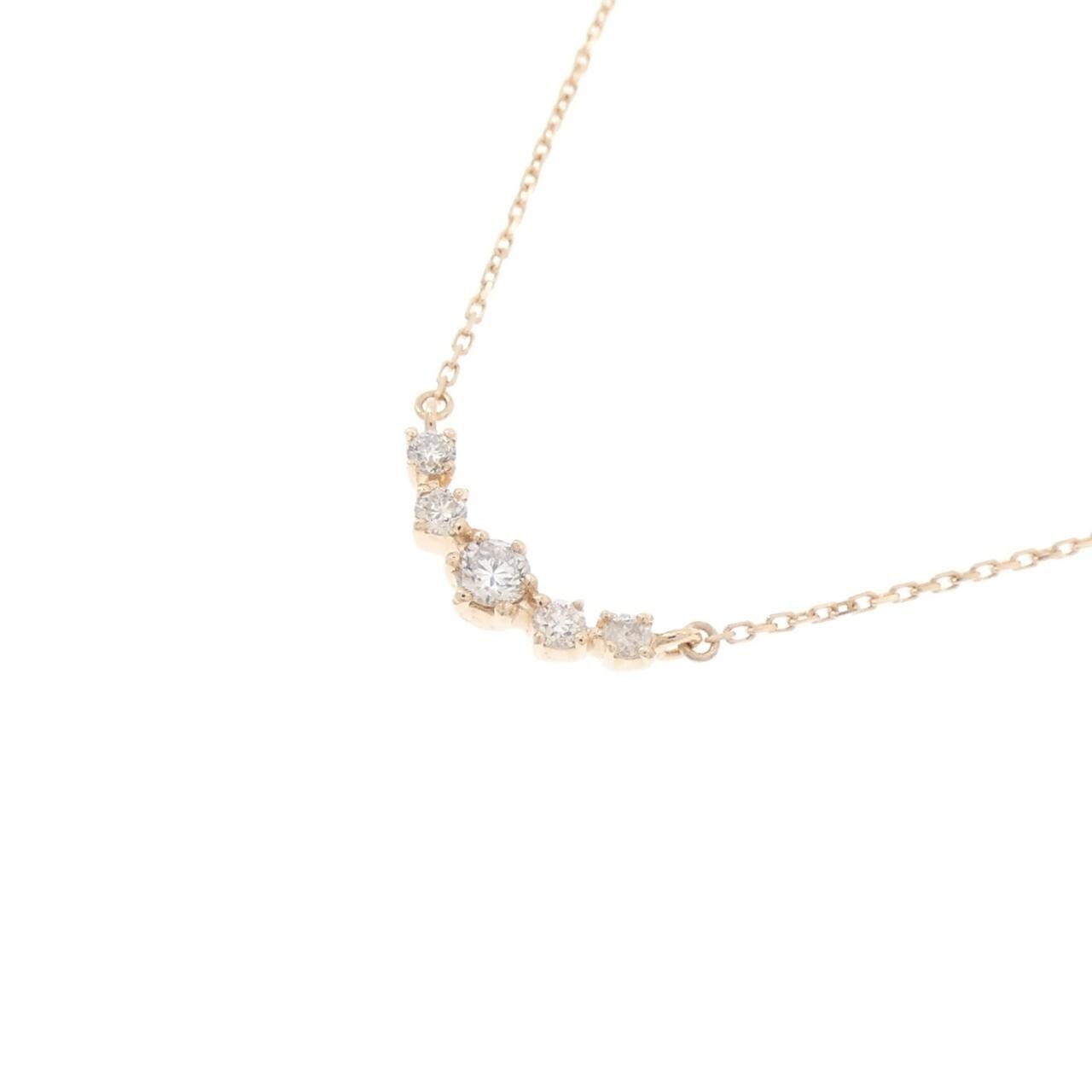 クミキョク ダイヤモンド ネックレス 0.07CT