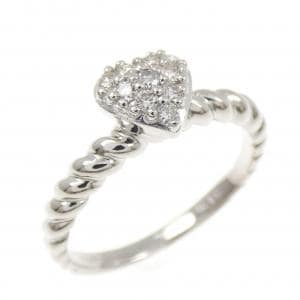 PT900 ハート ダイヤモンド リング 0.16CT