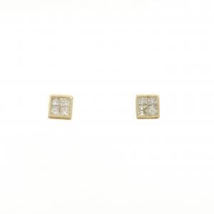 K18YG ダイヤモンド ピアス 0.16CT