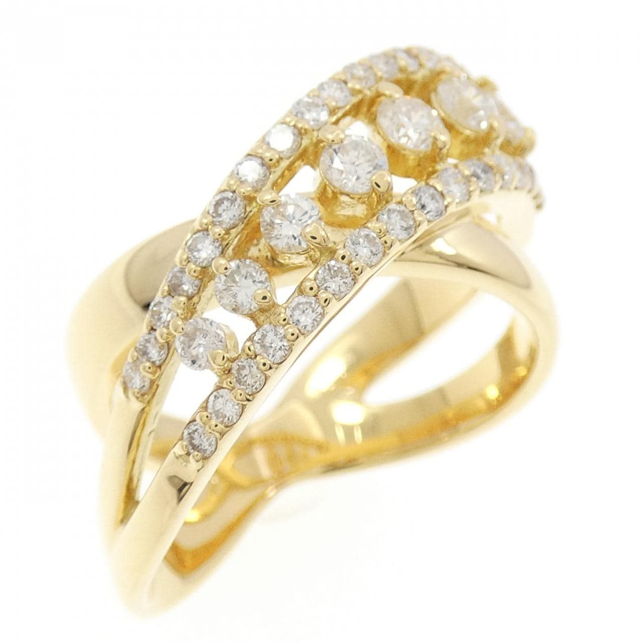 K18YG ダイヤモンド リング 0.71CT