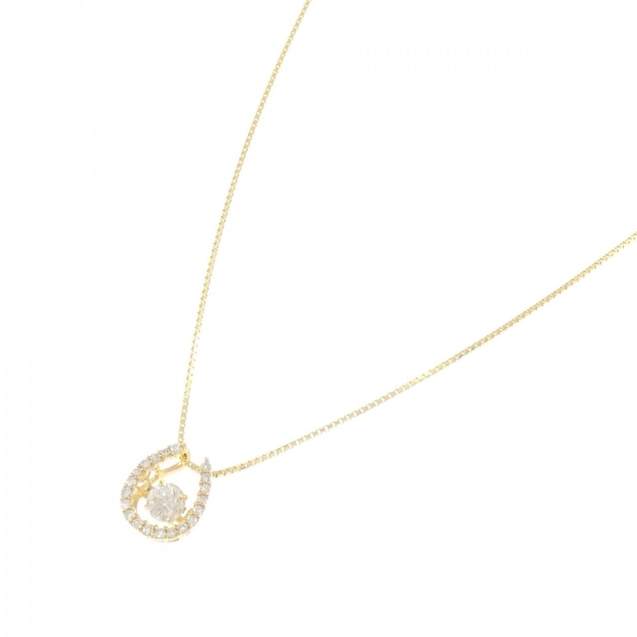 K18YG ダイヤモンド ネックレス 0.20CT