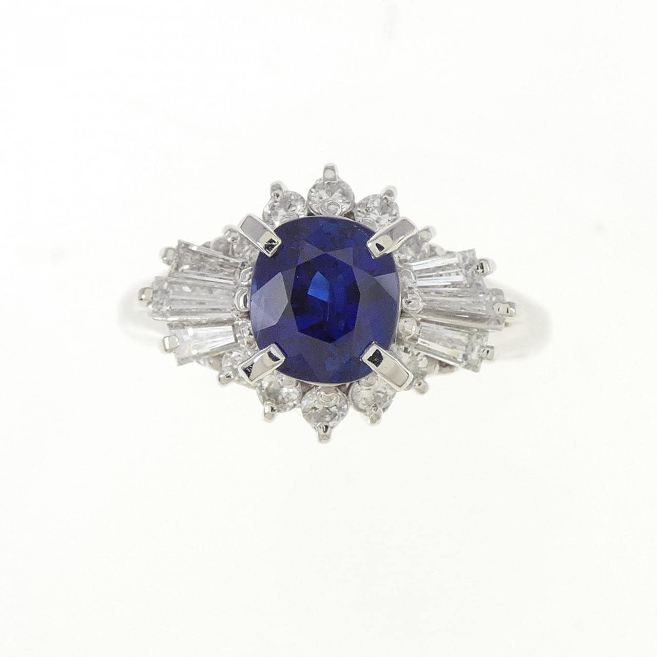 PT900 サファイヤ リング 0.89CT