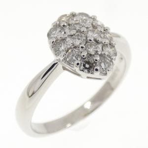 PT900 パヴェ ダイヤモンド リング 0.50CT