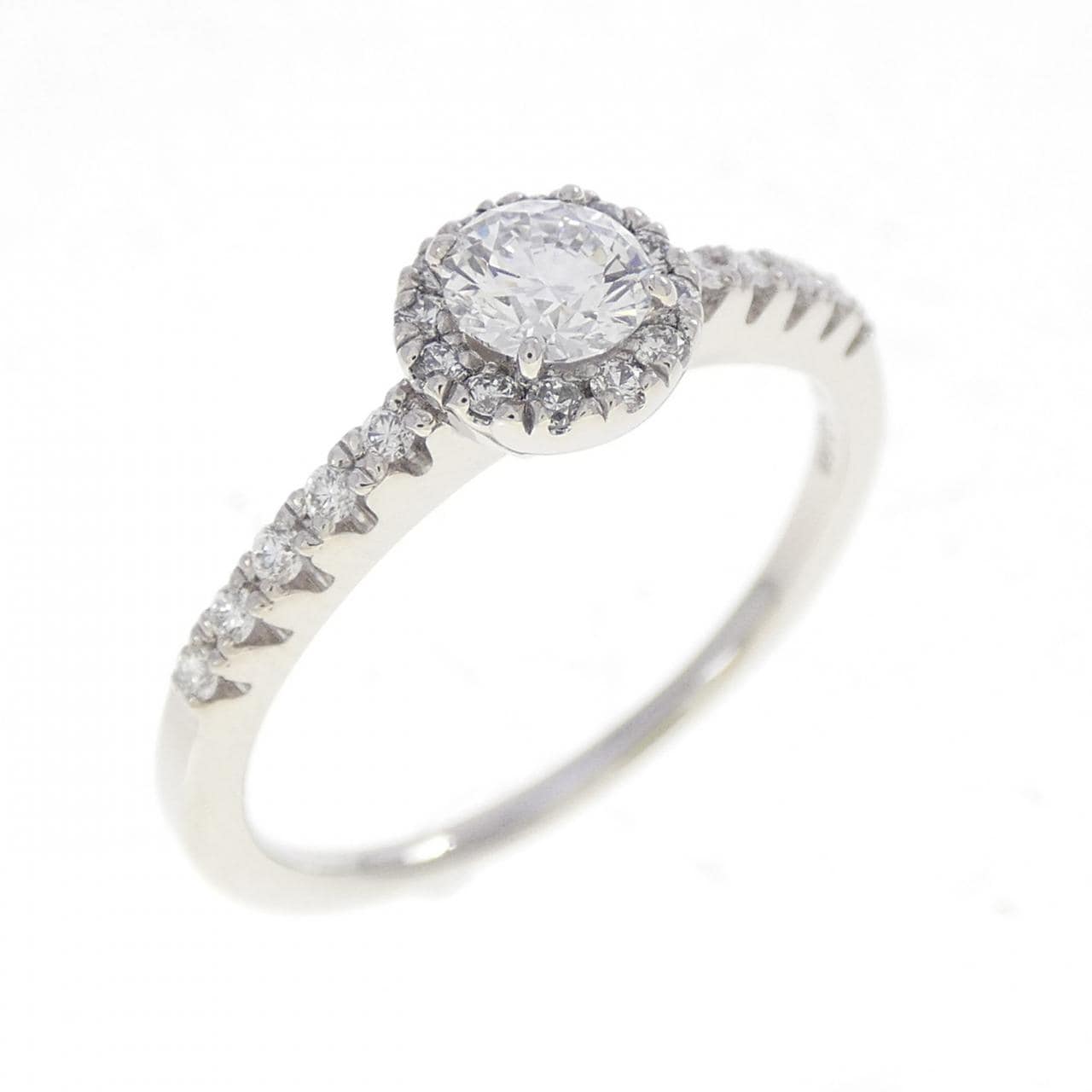 PT900 ダイヤモンド リング 0.256CT D VVS2 EXT H&C