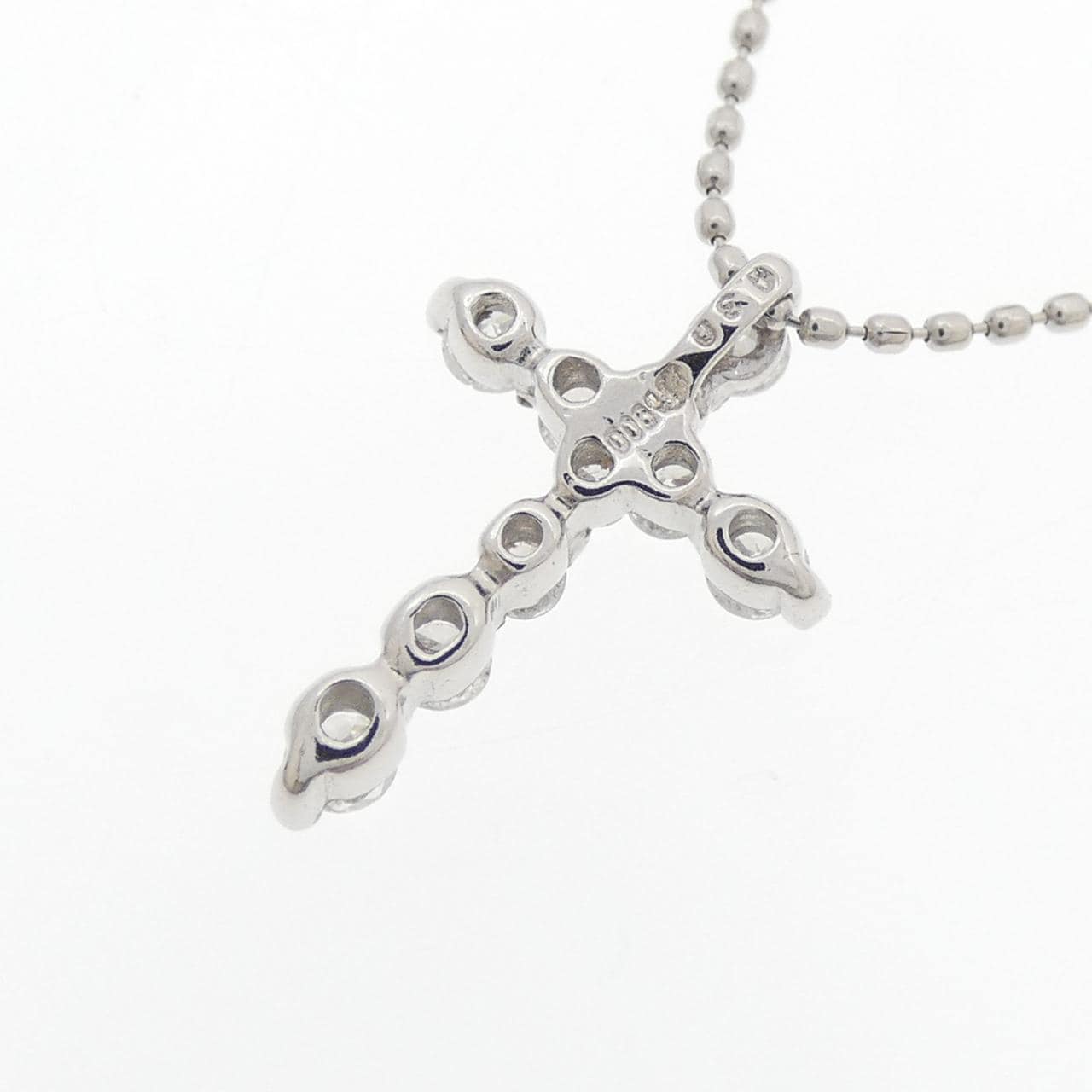 PT900/PT850 クロス ダイヤモンド ネックレス 0.50CT