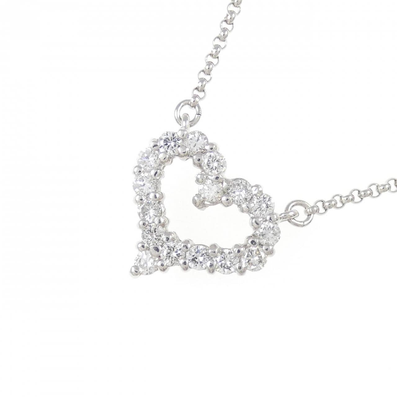 PT Heart Diamond Necklace 0.50CT