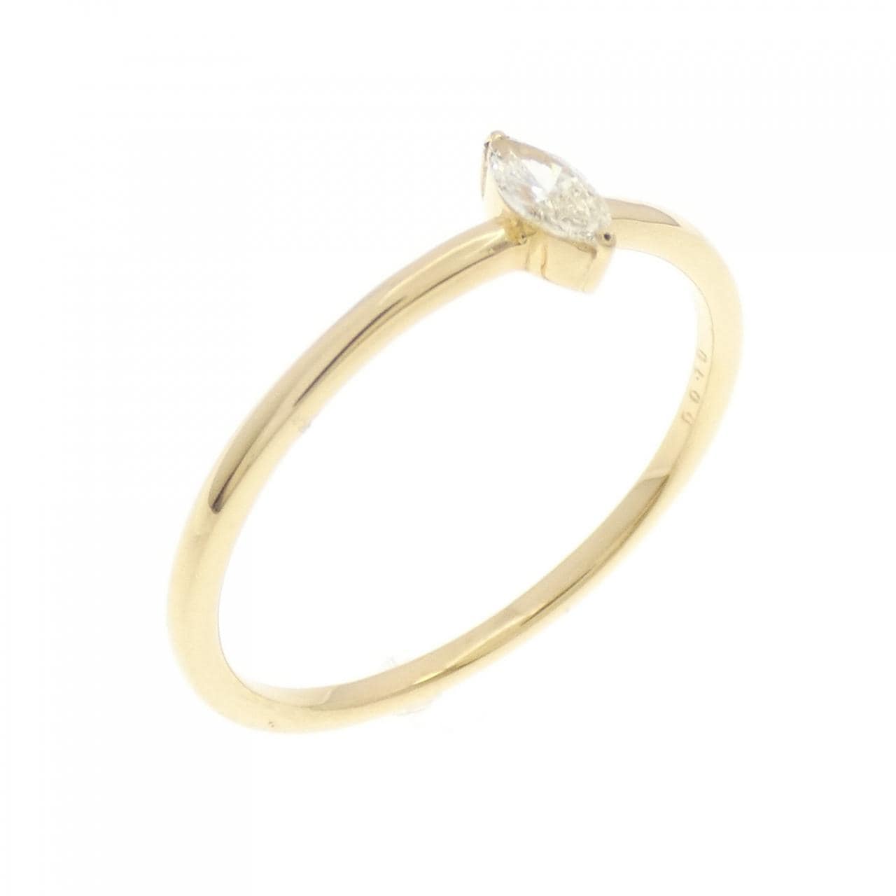 【新品】K18YG ダイヤモンド リング 0.10CT