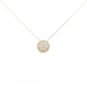 【リメイク】K18YG ダイヤモンド ネックレス 0.30CT