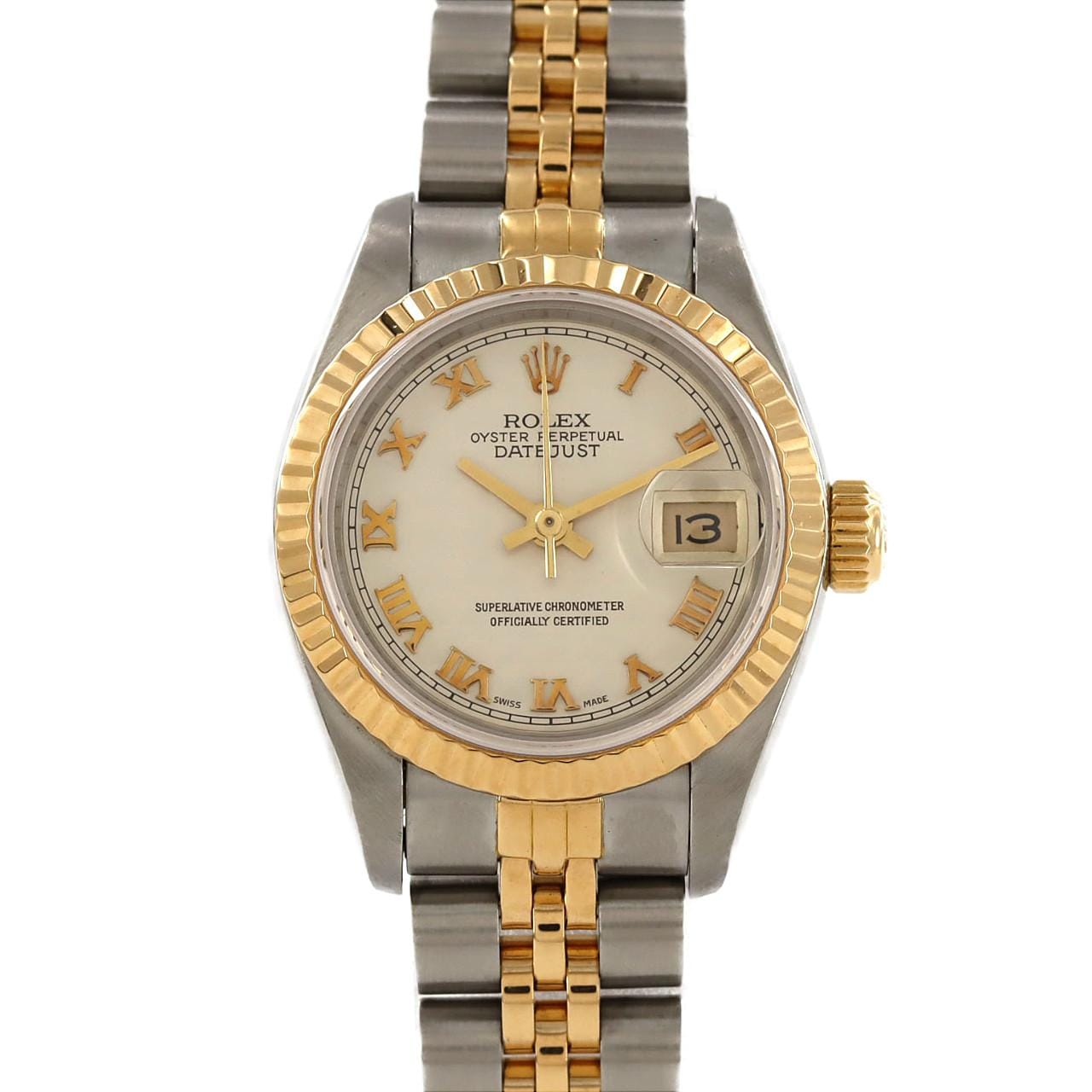 ロレックス デイトジャスト 69173 SSxYG 自動巻 S番