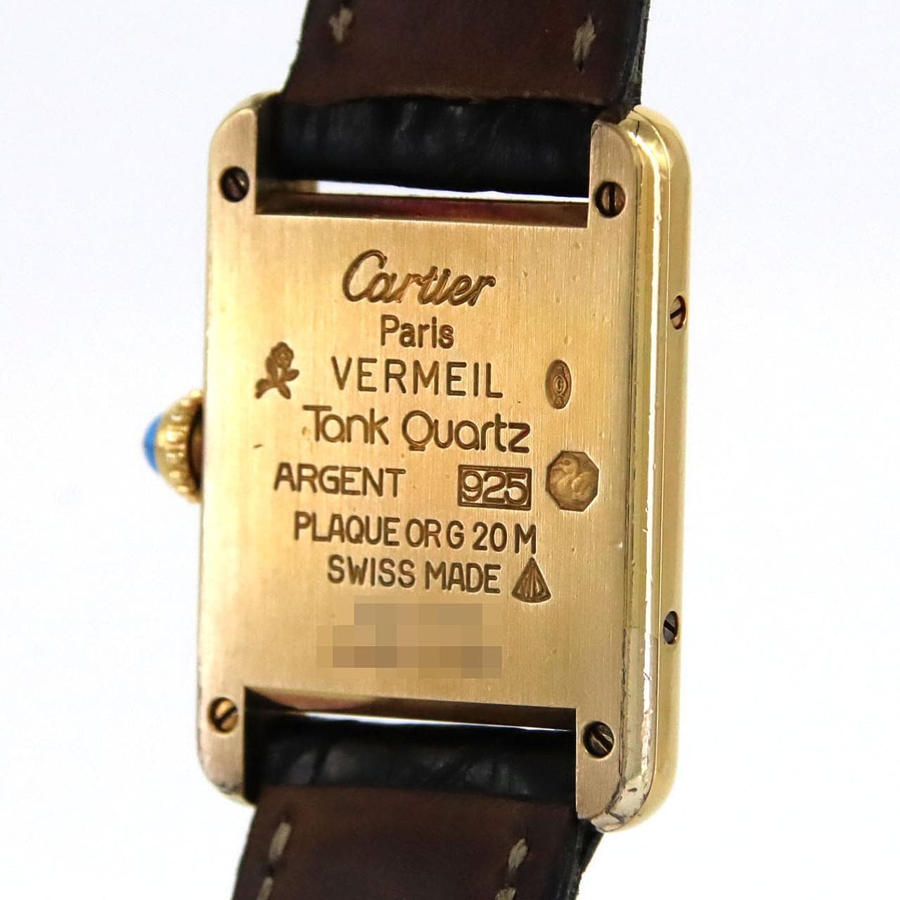 【ノーメンテナンス還元価格】カルティエ マストタンクSM GP W1002954 GP クォーツ