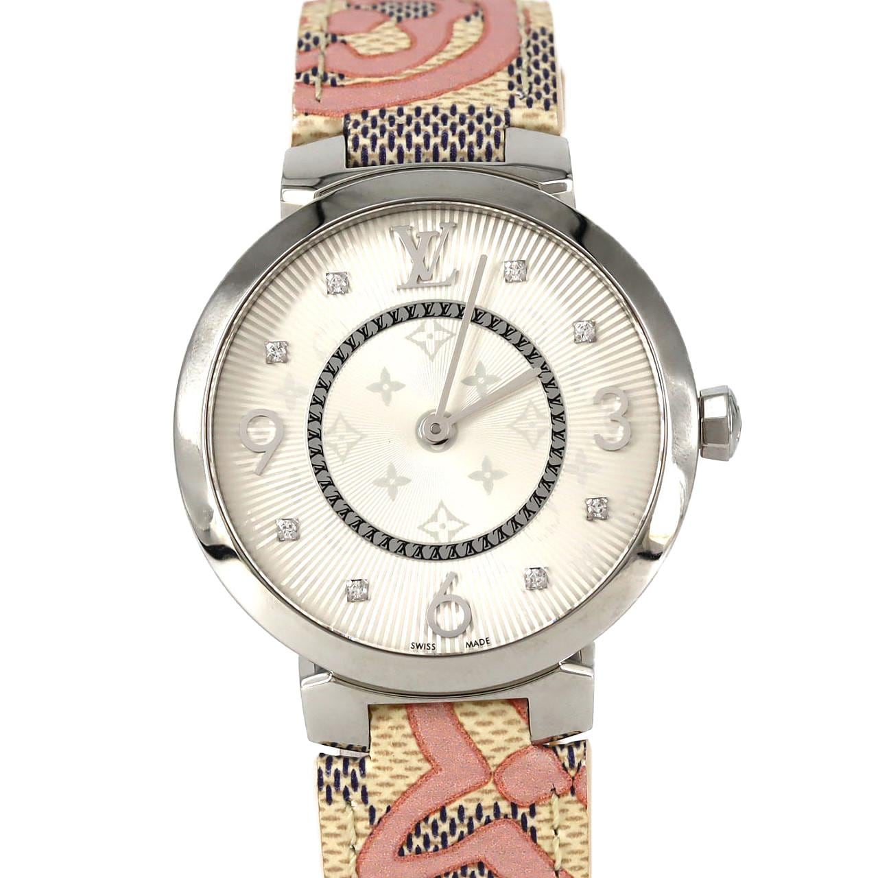 ルイヴィトン タンブールモノグラム･8P Q13MJ SS クォーツ